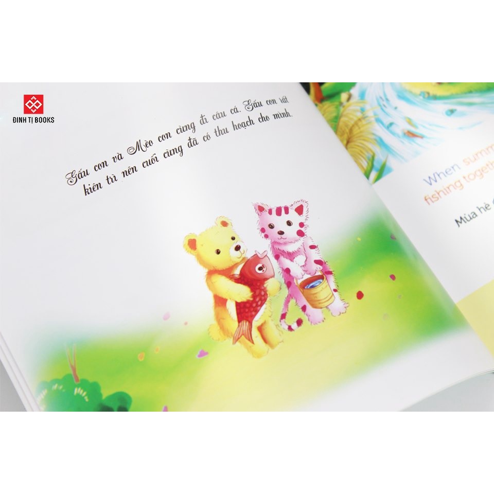 Sách thiếu nhi - Nuôi dưỡng tâm hồn - Truyện tranh song ngữ Anh-Việt