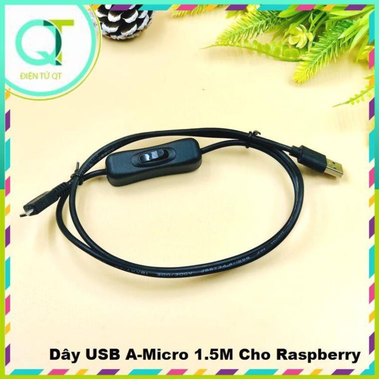 Cáp Micro USB Có Công Tắc 1M