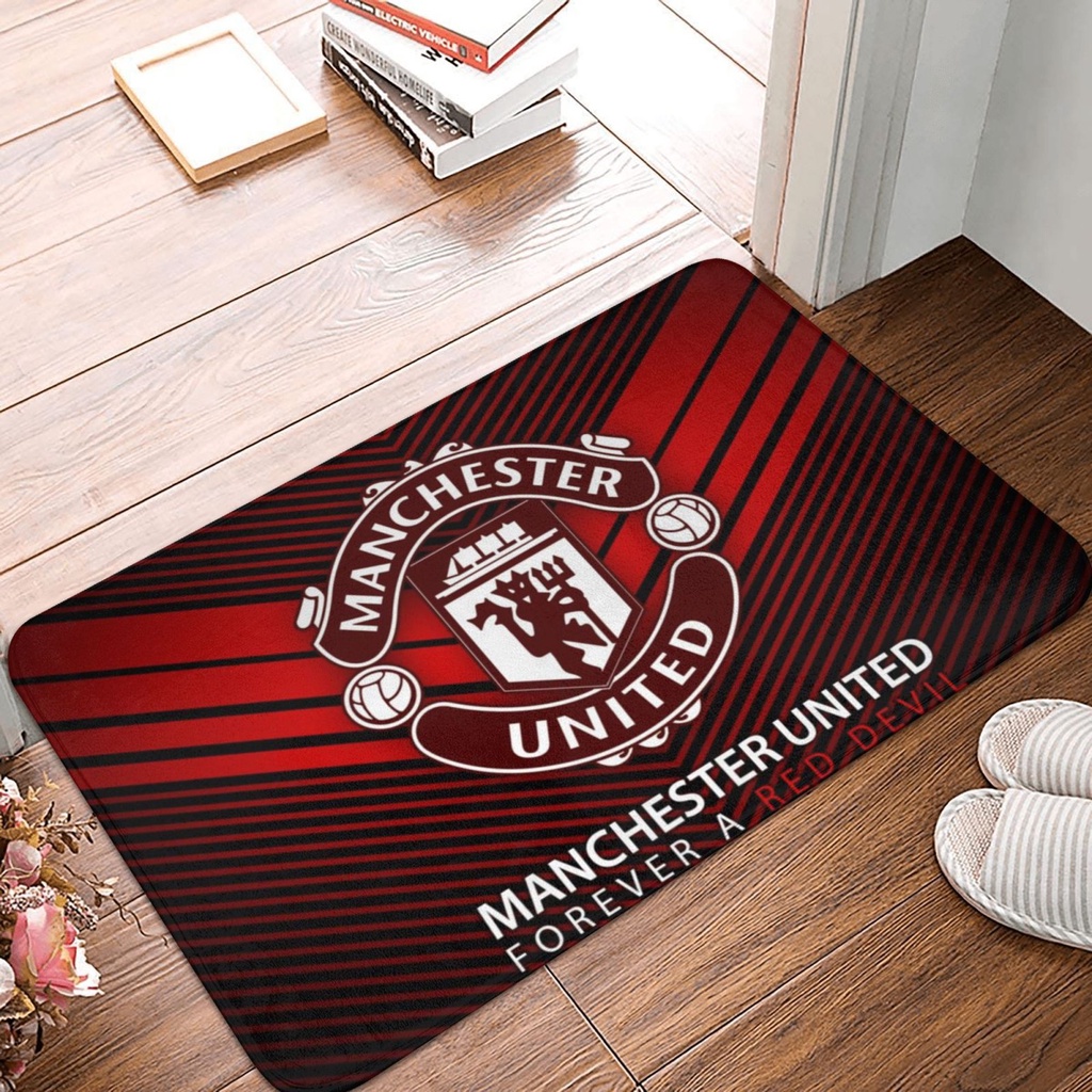 Thảm Lót Sàn Chống Trượt Thời Trang Manchester United 40 * 60 cm