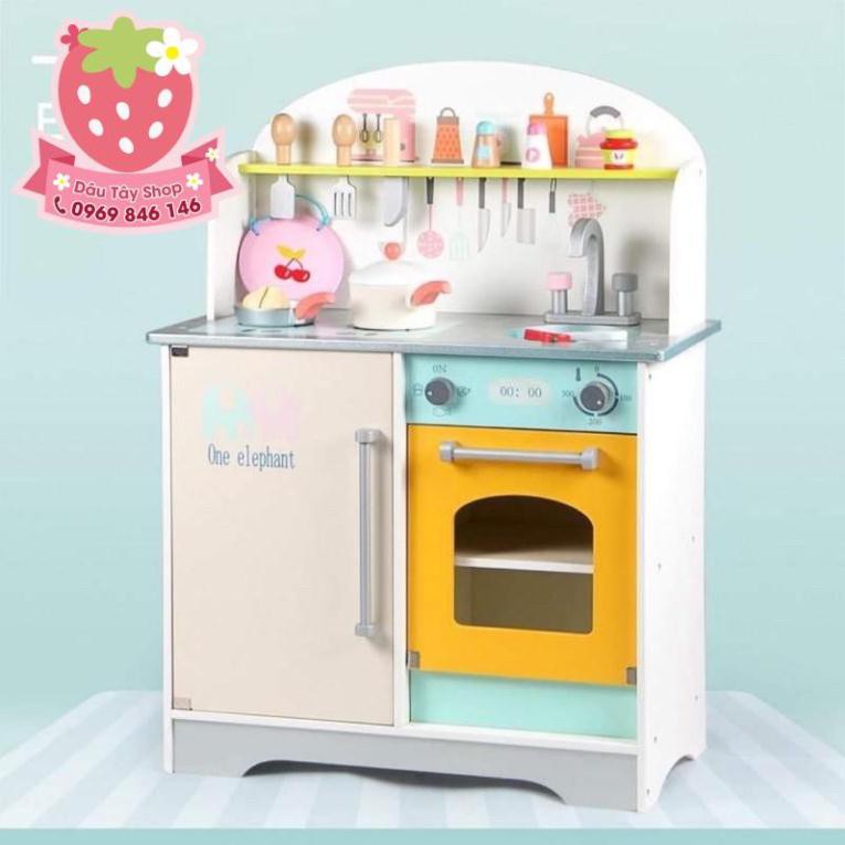 (Hàng có sẵn) Đồ Chơi Gỗ - Nhà Bếp Kiểu Nhật Japanese Kitchen F cao cấp