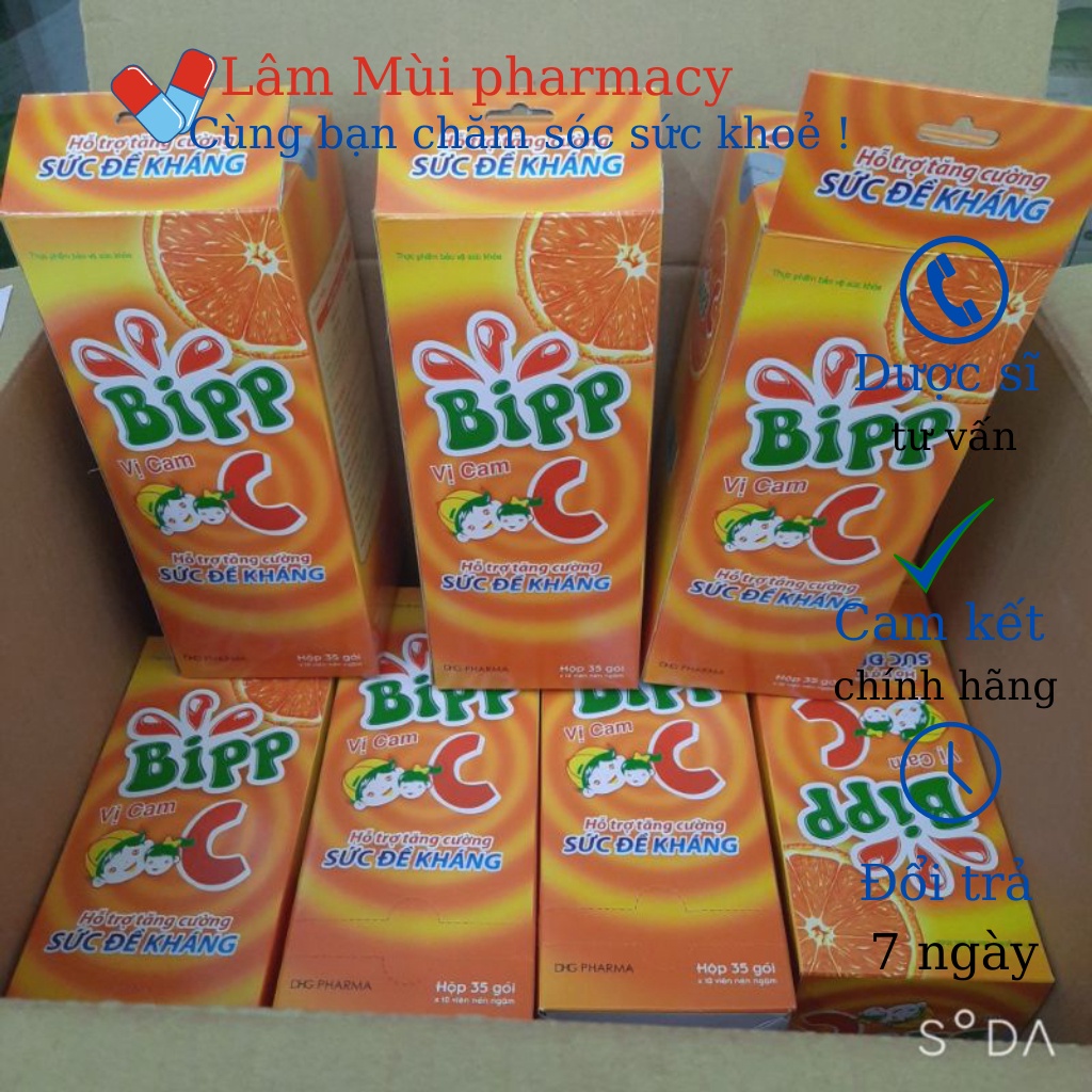 Kẹo Bip C bổ sung vitamin C tăng sức đề kháng cho trẻ em
