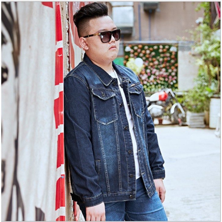 Áo jean nam khoác ngoài size lớn big size cho người béo