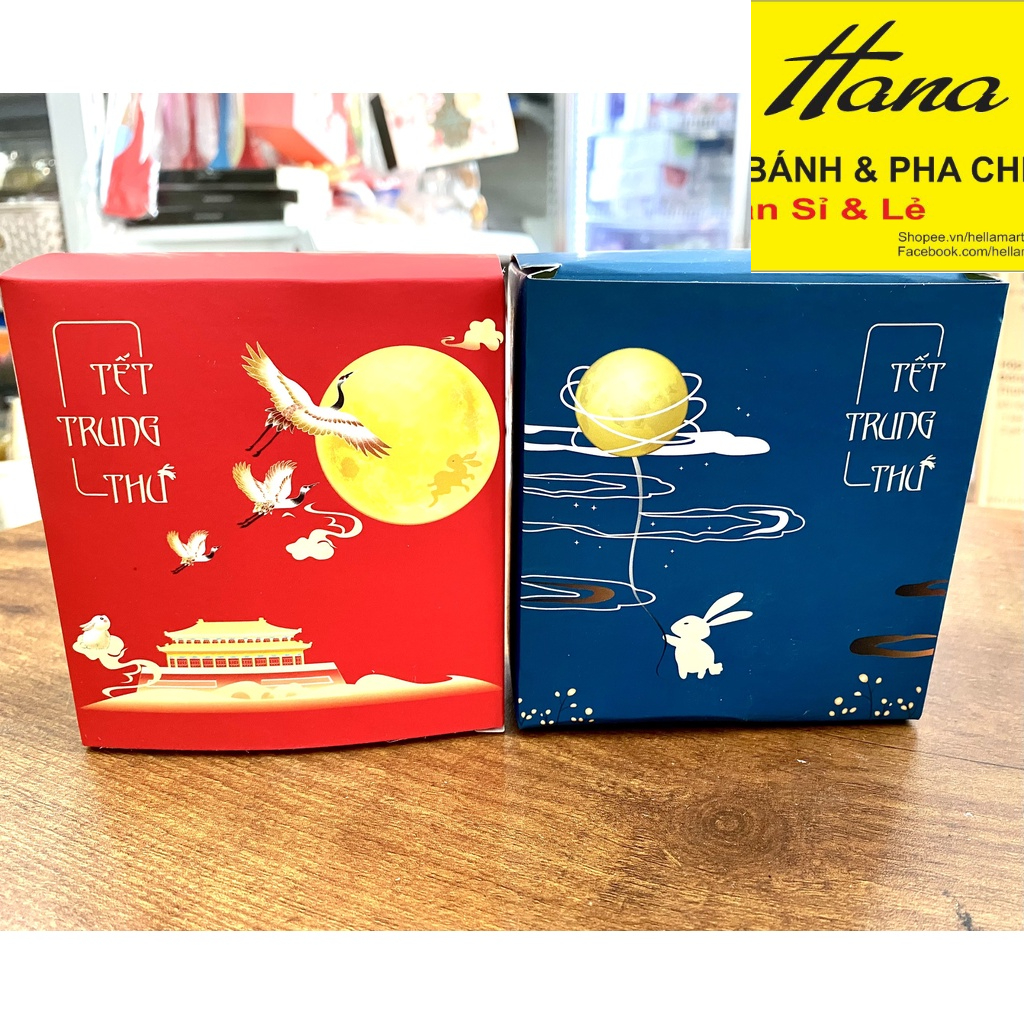 Hộp trung thu 1 bánh đựng bánh 125-150-200g