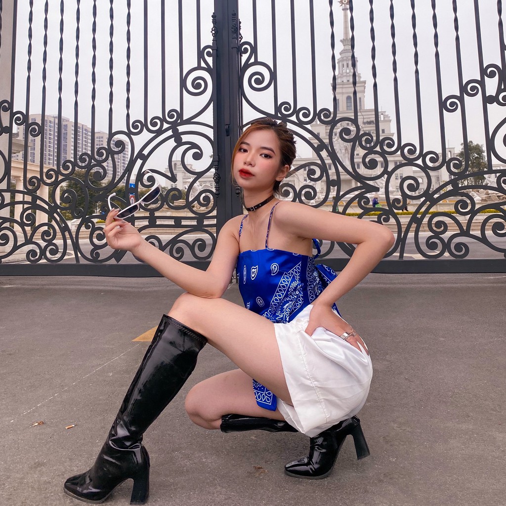 🔴Áo Yếm Nữ 2 Dây Họa Tiết , Áo yếm Hai Dây Lụa Cao Cấp 2 lơp Chuẩn DángTừ 38kg - 63kg tại LYC-STORE | BigBuy360 - bigbuy360.vn