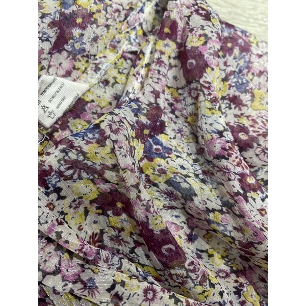 Đầm voan tơ hoa nhí - secondhand