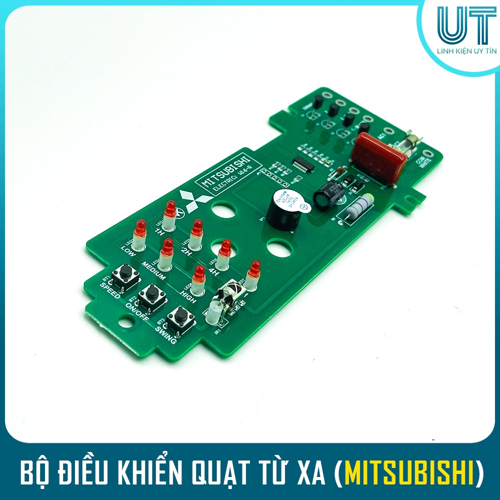 Bộ mạch điều khiển quạt treo tường từ xa MITSUBISHI W16-R ( Chính Hãng )