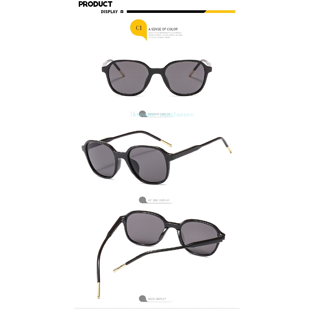 Kính mát gọng vuông phong cách vintage thời trang cho nữ