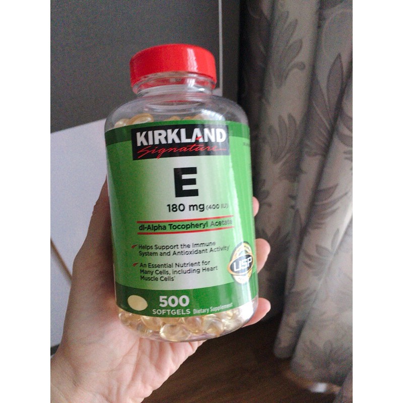 viên uống vitamin E 500v của kirkland Mĩ