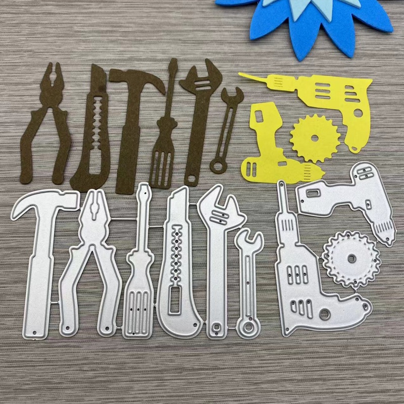 Khuôn Cắt Thẻ Trang Trí Sổ Lưu Niệm Bằng Kim Loại DIY