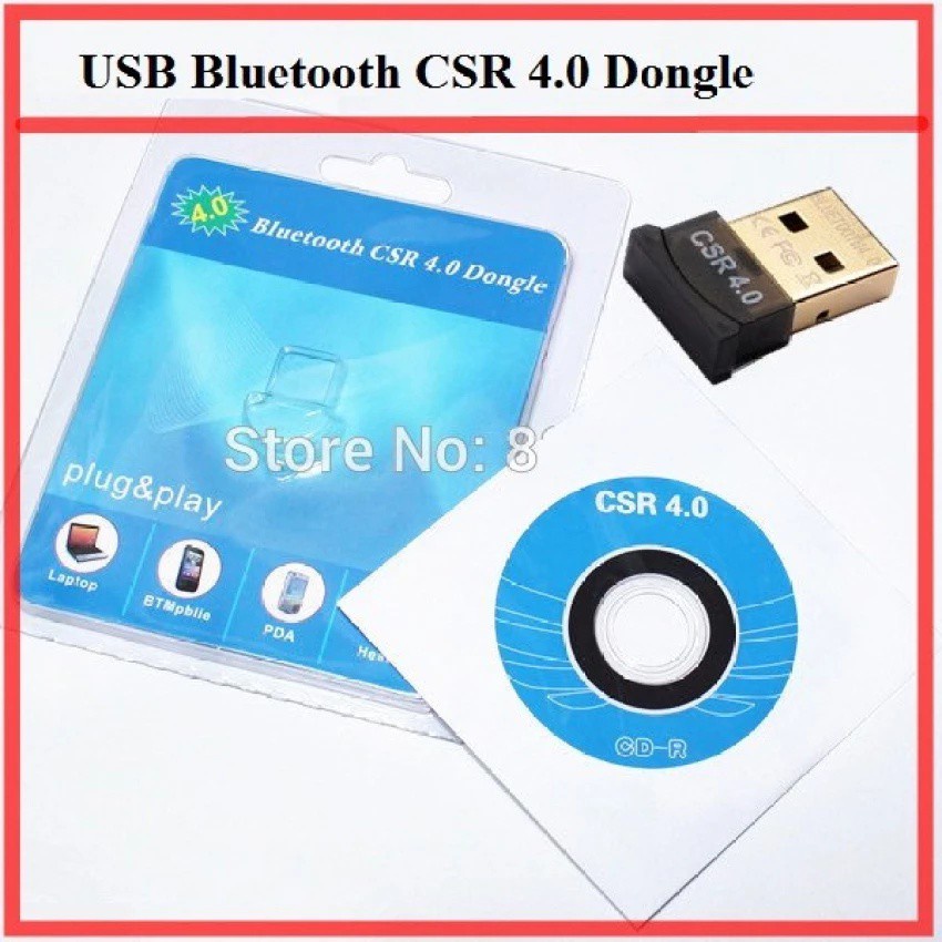Card Bluetooth Mini kết nối USB 4.0 - thu phát bluetoothcho máy tính laptop -DC484