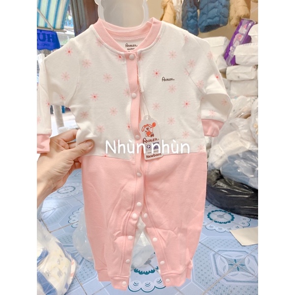 Bộ Body cotton/nỉ dài tay Avaler đủ size NB-12/18m