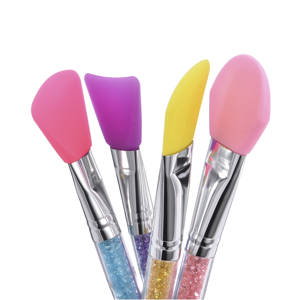 Cọ đắp mặt nạ có tay cầm đính đá sang trọng hợp thời trang