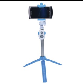 Gậy chụp hình tự sướng remote Bluetooth 3 chân đế tiện lợi