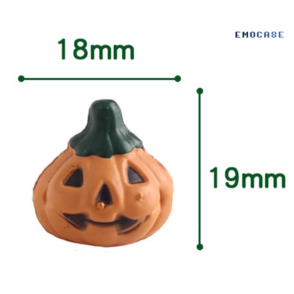 Set 2 Mô Hình Bí Ngô Mini Trang Trí Nhà Búp Bê