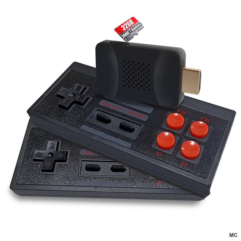 Máy Chơi Game Cầm Tay Không Dây 16bit HDMI SNES NES 2000 + Super Nintendo