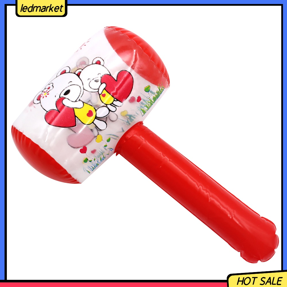 Búa Bơm Hơi Hình Hoạt Hình Có Đèn LED Cho Bé