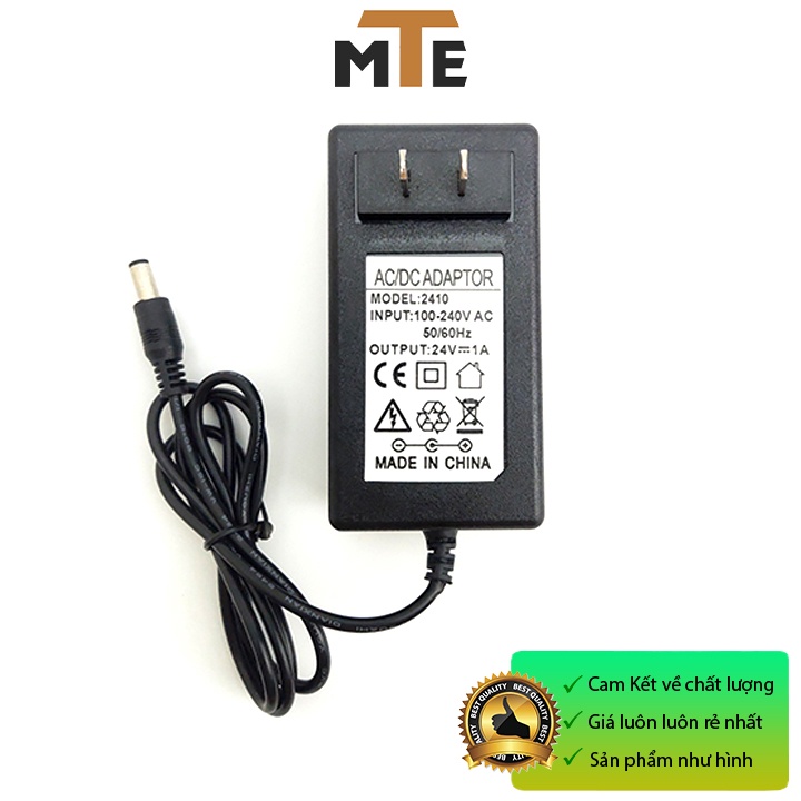 Nguồn adapter 24V 1A jack DC 5.5 * 2.1 mm