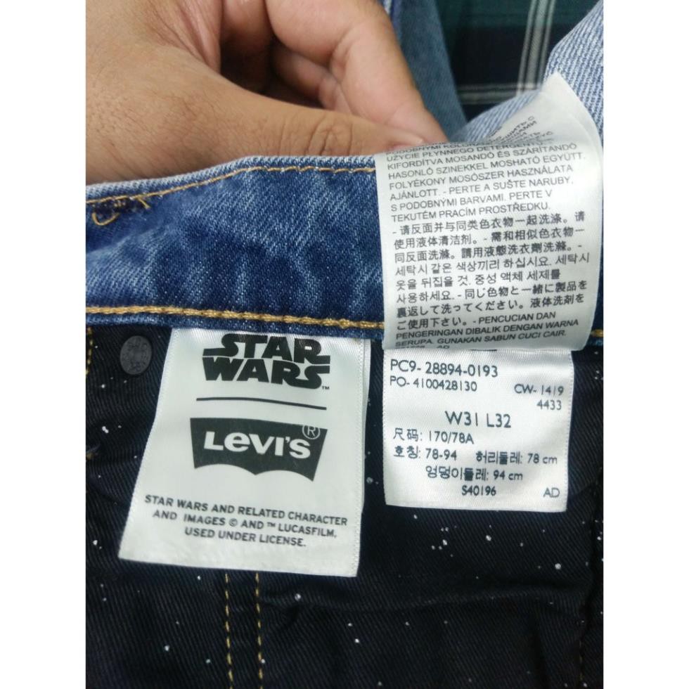 👟 Quần Levis x Star Wars 501 Slim Taper Jean 31x32 chính hãng :)) . new new . , ! ' ' < ! ; !