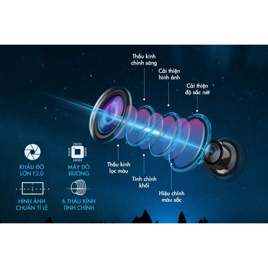 Camera hành trình G10 Max Full HD Trước + Sau 1080P hỗ trợ GPS màn hình gương cảm ứng hiện đại