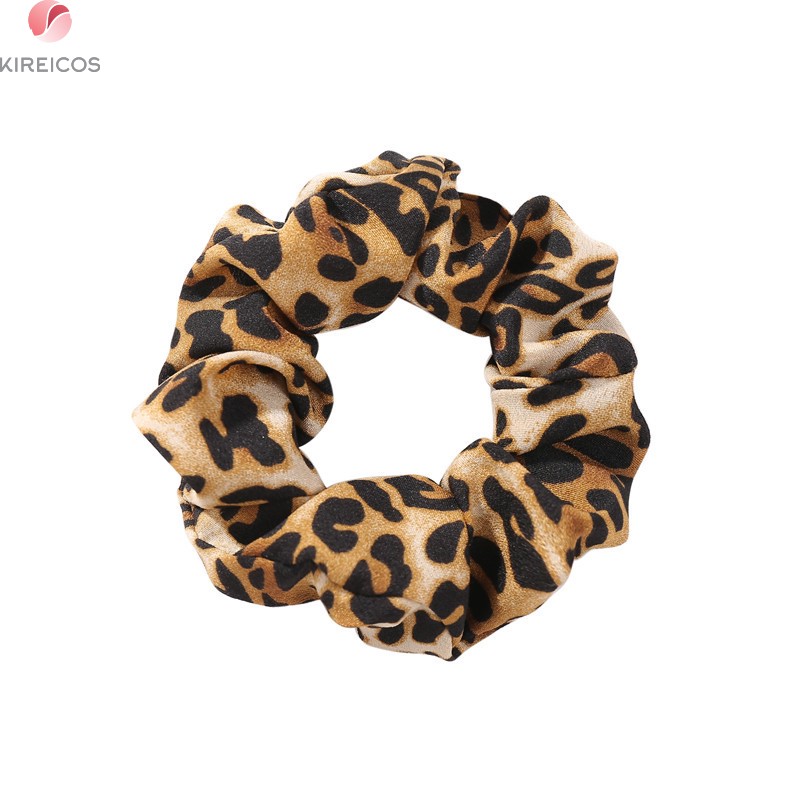 Dây Cột Tóc Bèo Họa Tiết Bò Sữa Da Beo Hot Trend