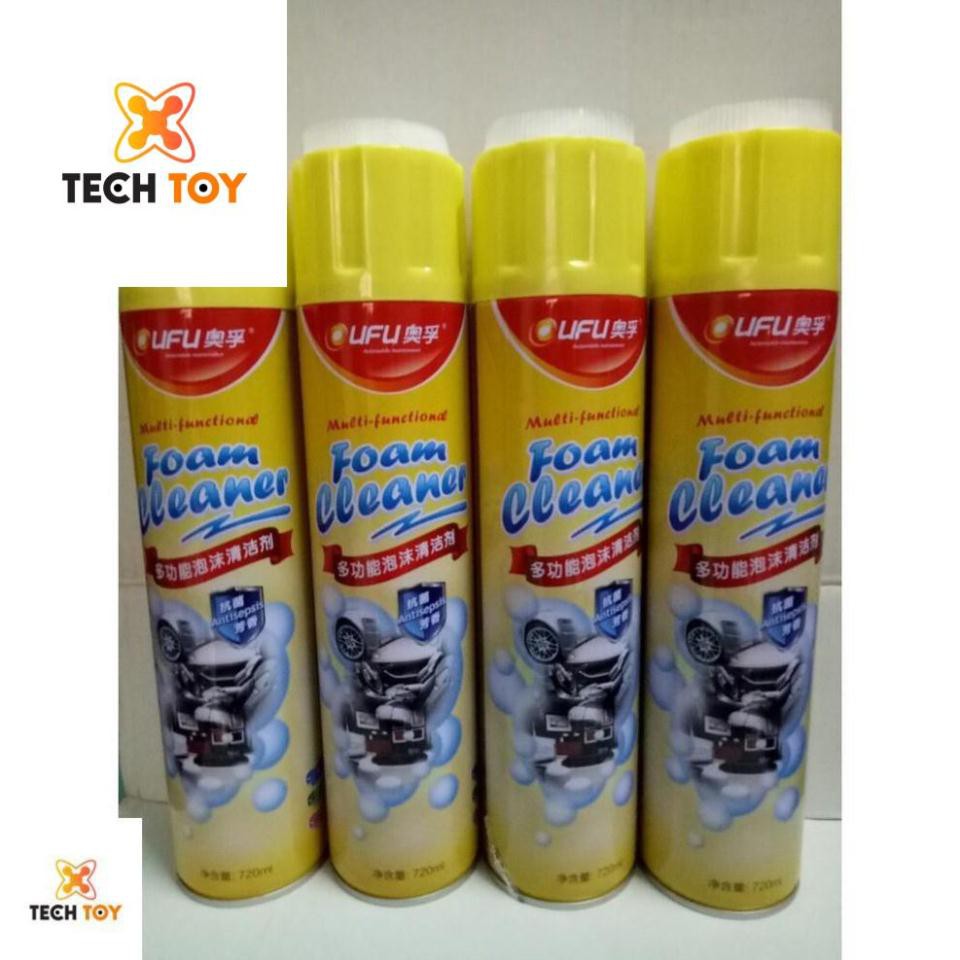 SIÊU HOT Xịt tẩy vệ sinh ĐỒ DA ,bếp ga,chậu rửa,giầy,dép,nội thất ô tô Foam Cleaner 650ml 2020