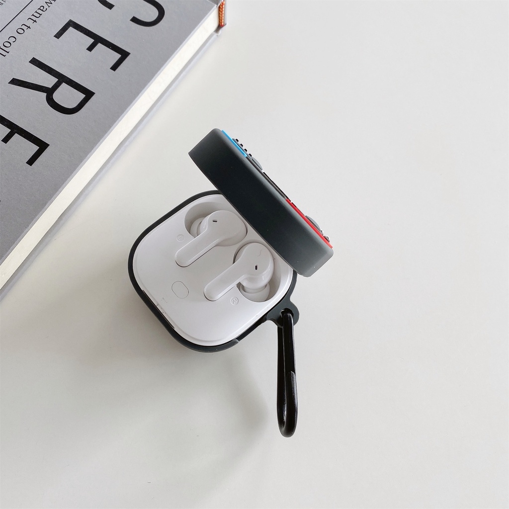 Vỏ Bảo Vệ Hộp Sạc Tai Nghe bluetooth Không Dây QCY T13 TWS Bằng Silicon Mềm Họa Tiết Hoạt Hình 3D