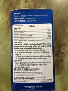 Thuốc xương khớp jex max