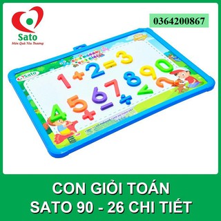 Bảng Học Nam Châm Dạy Toán Cho Bé 26 Món MS 90