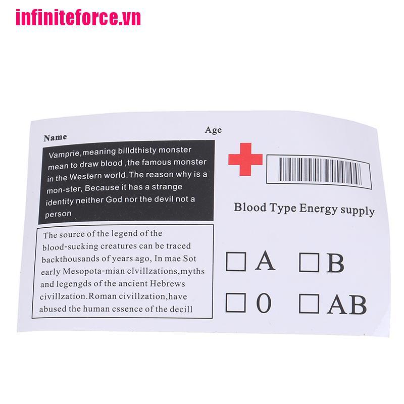 Bộ 5 Túi Đựng Nước Máu 350ml Trang Trí Halloween