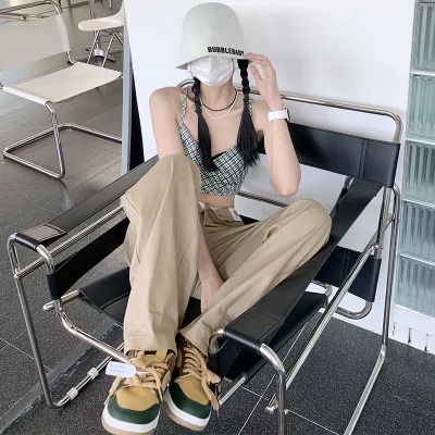 Quần Jean Nữ Lưng Cao Có Túi Màu Sắc Đơn Giản