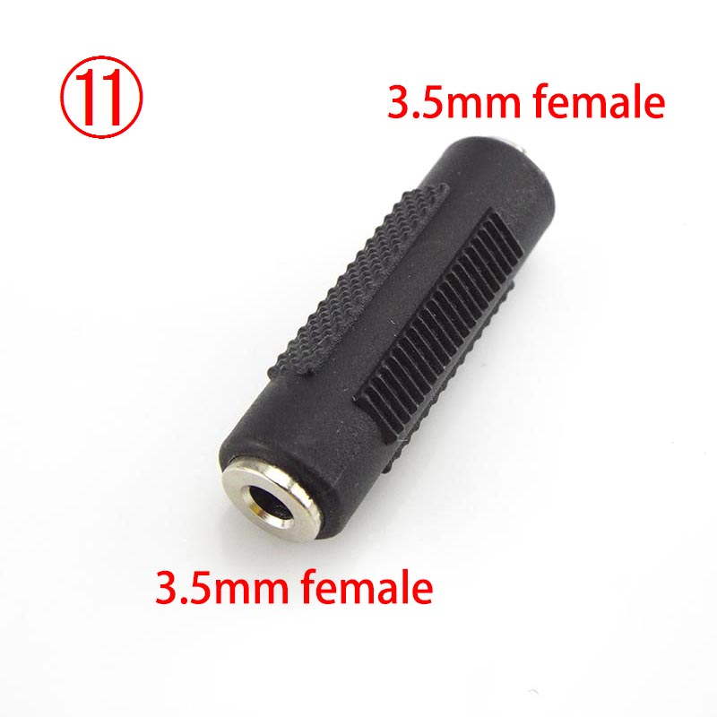 Bộ 5 Đầu Nối female Sang male dc 6.5mm 5.5 * 2.1mm 2.5mm 3.5mm 1.35mm vnk2