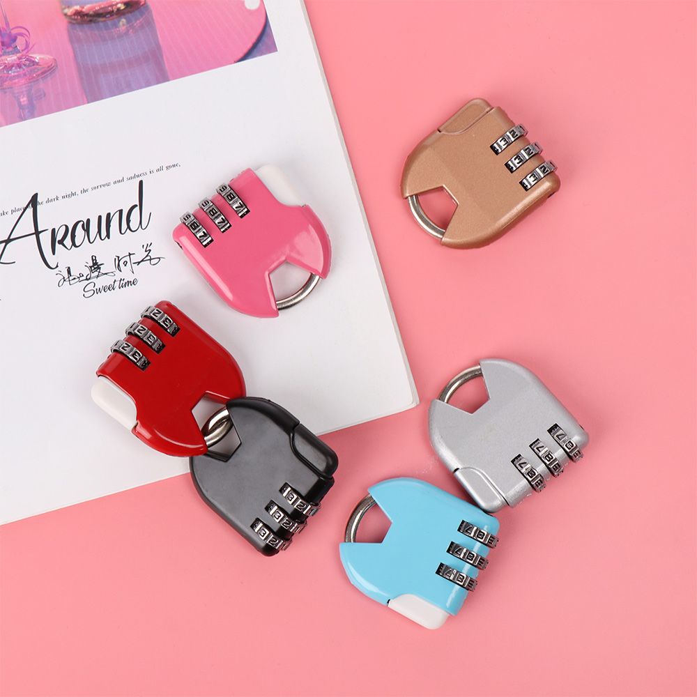 Khóa mật khẩu kết hợp 3 chữ số dùng cho vali nhật kí đa dụng chất lượng cao