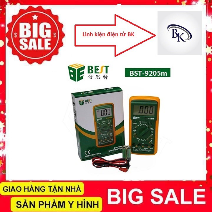 Đồng hồ đo điện vạn năng best 9205M- linhkiendientubk