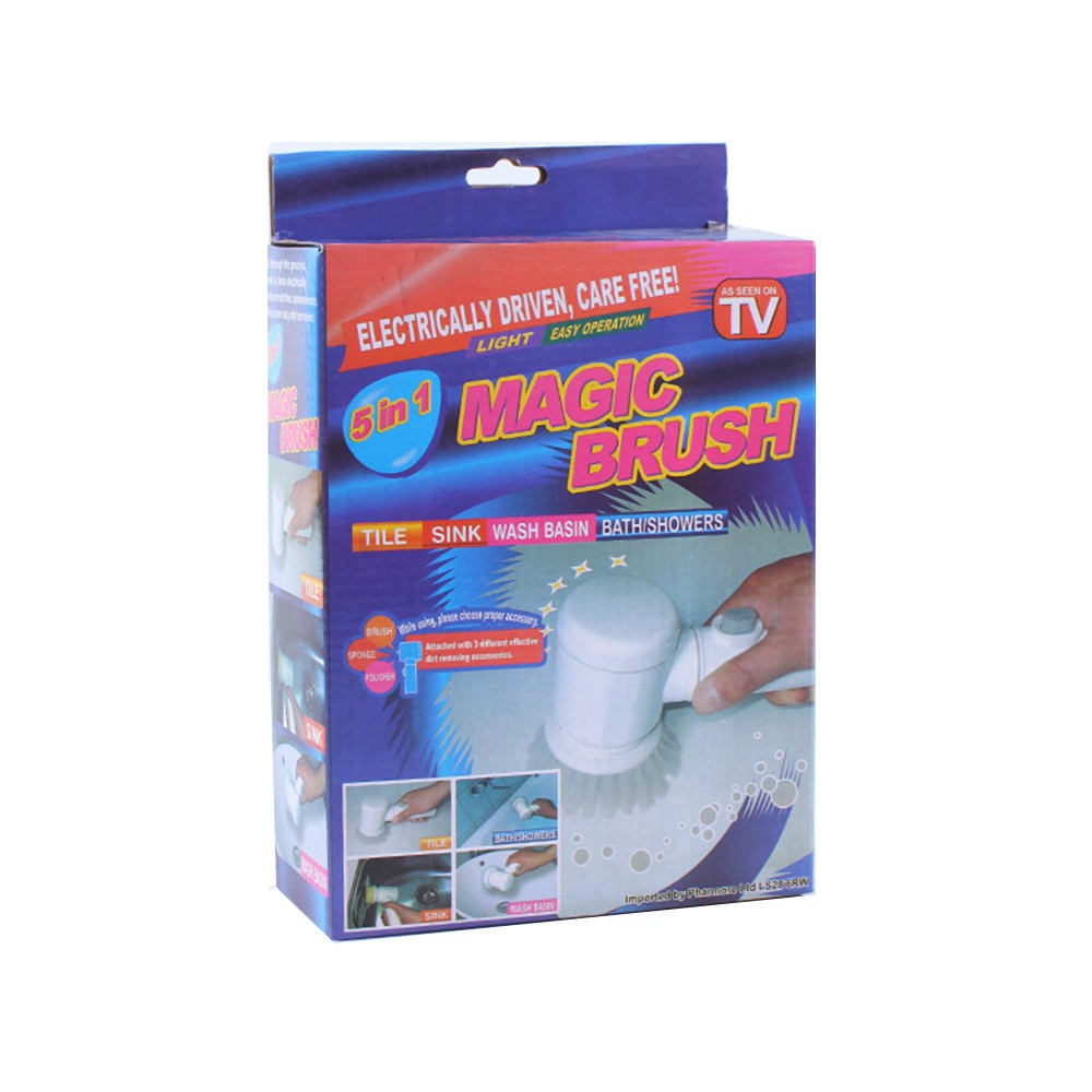 Bàn Chải Ma Thuật 5 Trong 1 Đa Năng Có Thể Thay Thế Nhanh Chóng Tiện Dụng