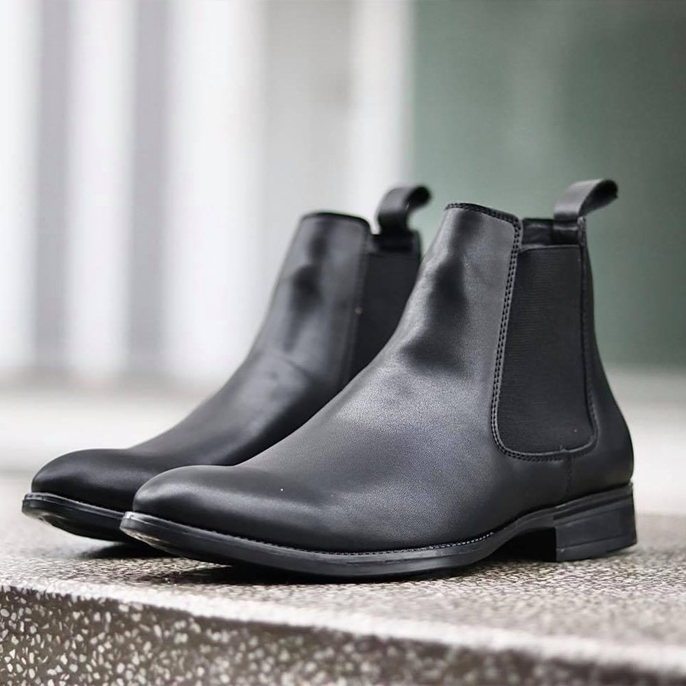 (Bốt Nam) Chealsea Boots nam thời trang phong cách thanh lịch trẻ trung chất liệu da bò cao cấp đế cao su | BigBuy360 - bigbuy360.vn