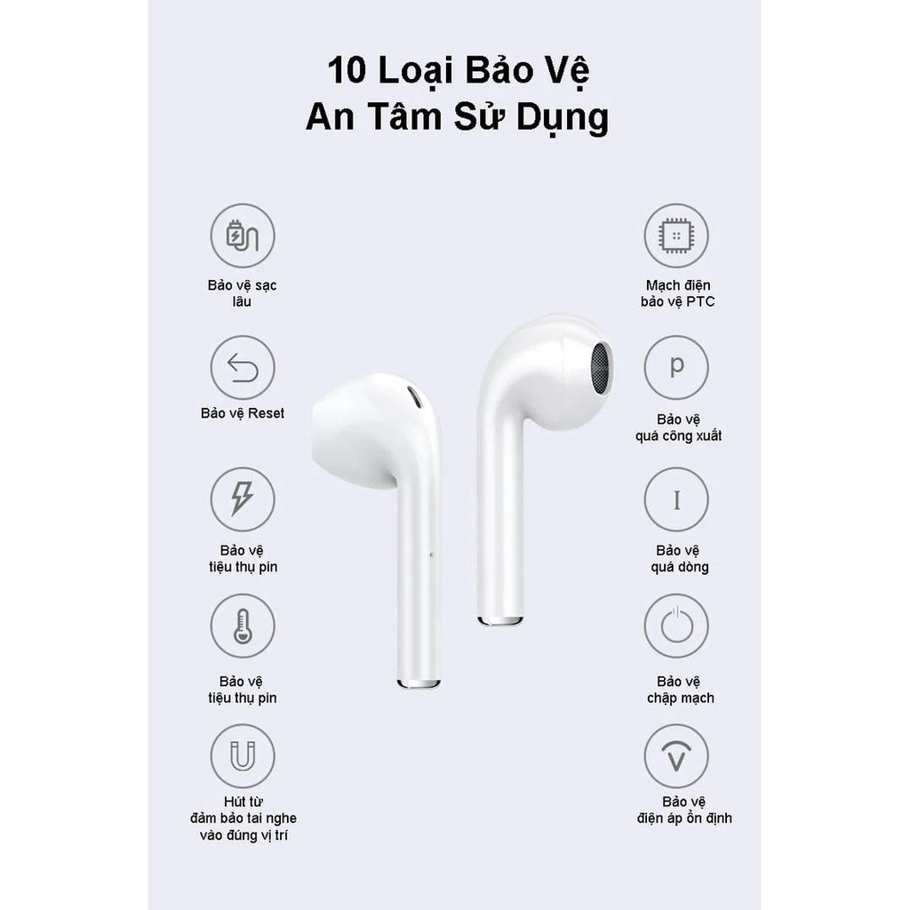 [Rẻ Vô Địch] Tai Nghe Không Dây Bluetooth I11 - TWS 5.0 Cảm Ứng Nhạy, Âm Thanh Hay, Giá Cực Tốt