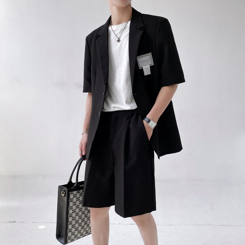 Bộ Đồ Vest Dáng Rộng Vải Mỏng Thời Trang Mùa Hè Cho Nam 2 Kiểu Cỡ M-2Xl