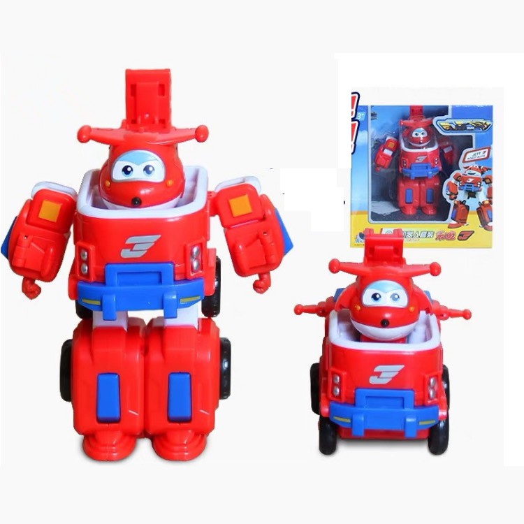 Jett tia chớp mini và robot cỡ nhở Đồ chơi đội bay siêu đẳng super wings