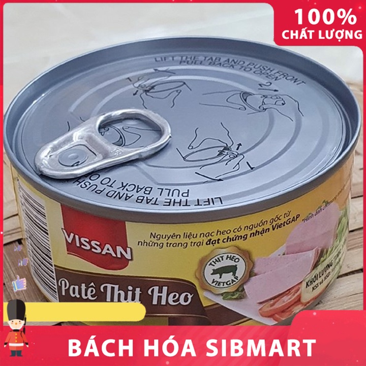 Pa-tê thịt heo Vissan 170g  - Bách Hóa SibMart - SA0043