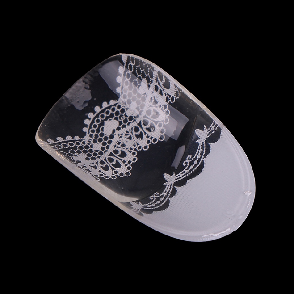 Set 24 Móng Tay Giả Acrylic Che Phủ Toàn Diện Phong Cách Pháp