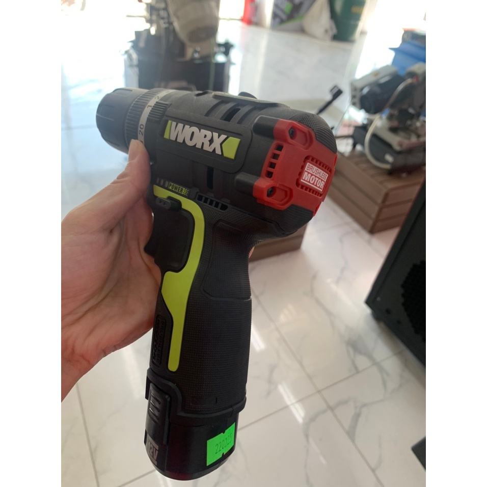 Máy Khoan Động Lực WORX GREEN WU131 Dùng Pin Li-ion 12V
