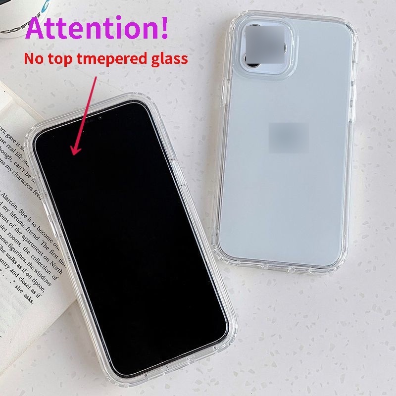 Ốp Điện Thoại Silicon Dày Trong Suốt Chống Rơi Cho iPhone 13 12 11ProMax XSMAX XR XS 11 12 13 Pro 6 6s 7 8 PLUS