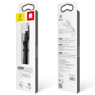 Cáp Baseus type C 23cm siêu ngắn,siêu bền - Chính hãng