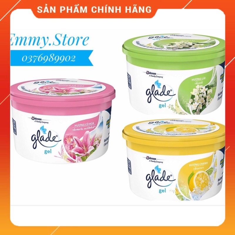 [Hàng Thái] Sáp thơm mini GLADE hương cỏ hoa và hương chanh 70g