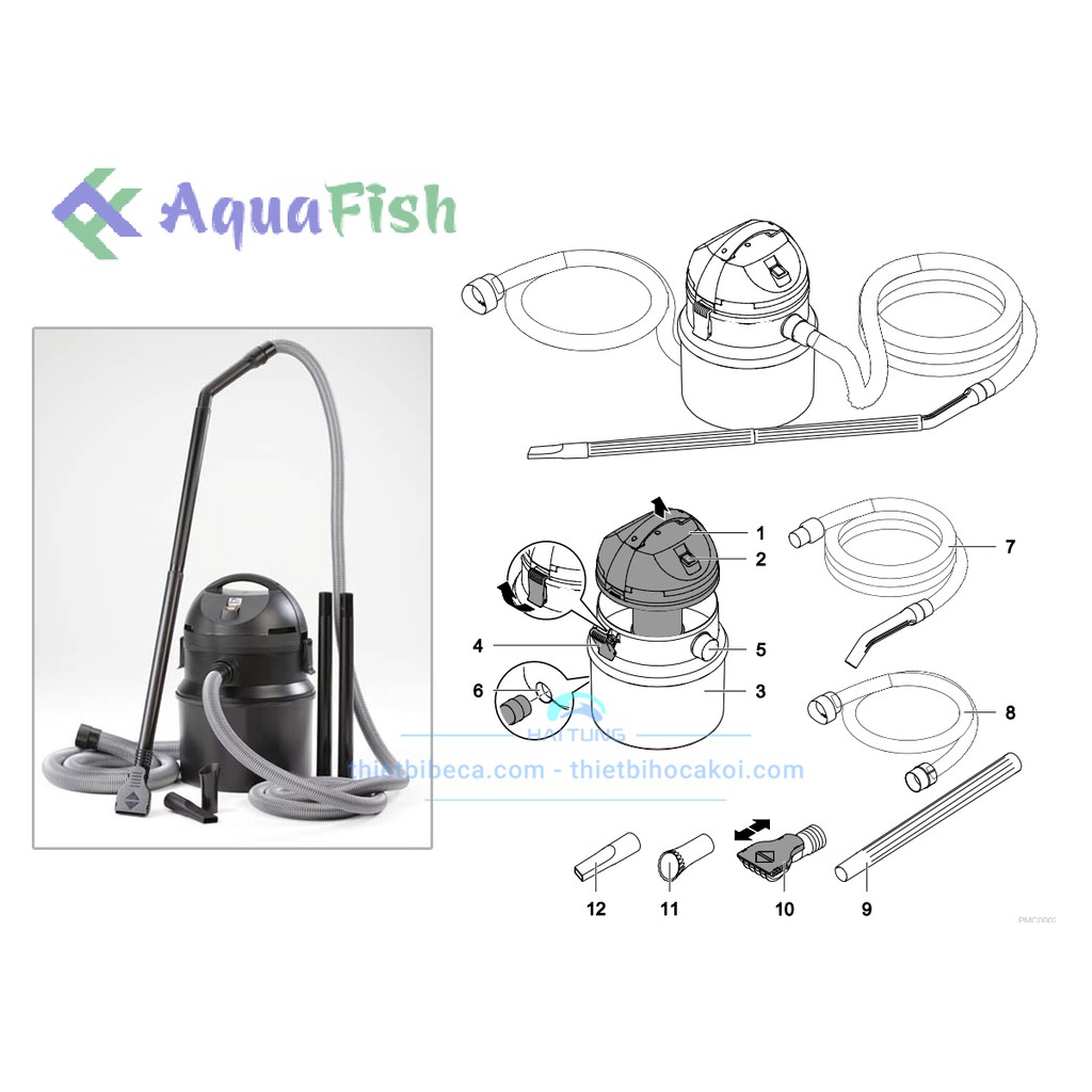 Máy Vệ Sinh Hồ Cá Koi Pontec Pondomatic – Đức