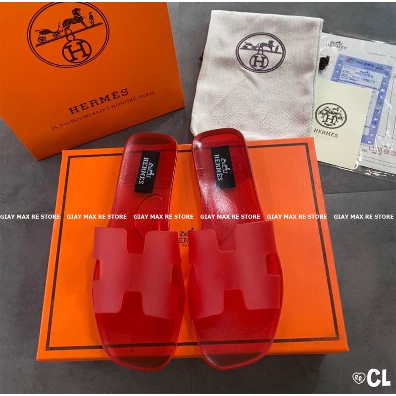 Dép Thời Trang HM Nhựa Trong Suốt Nữ Siêu Hot Full Box