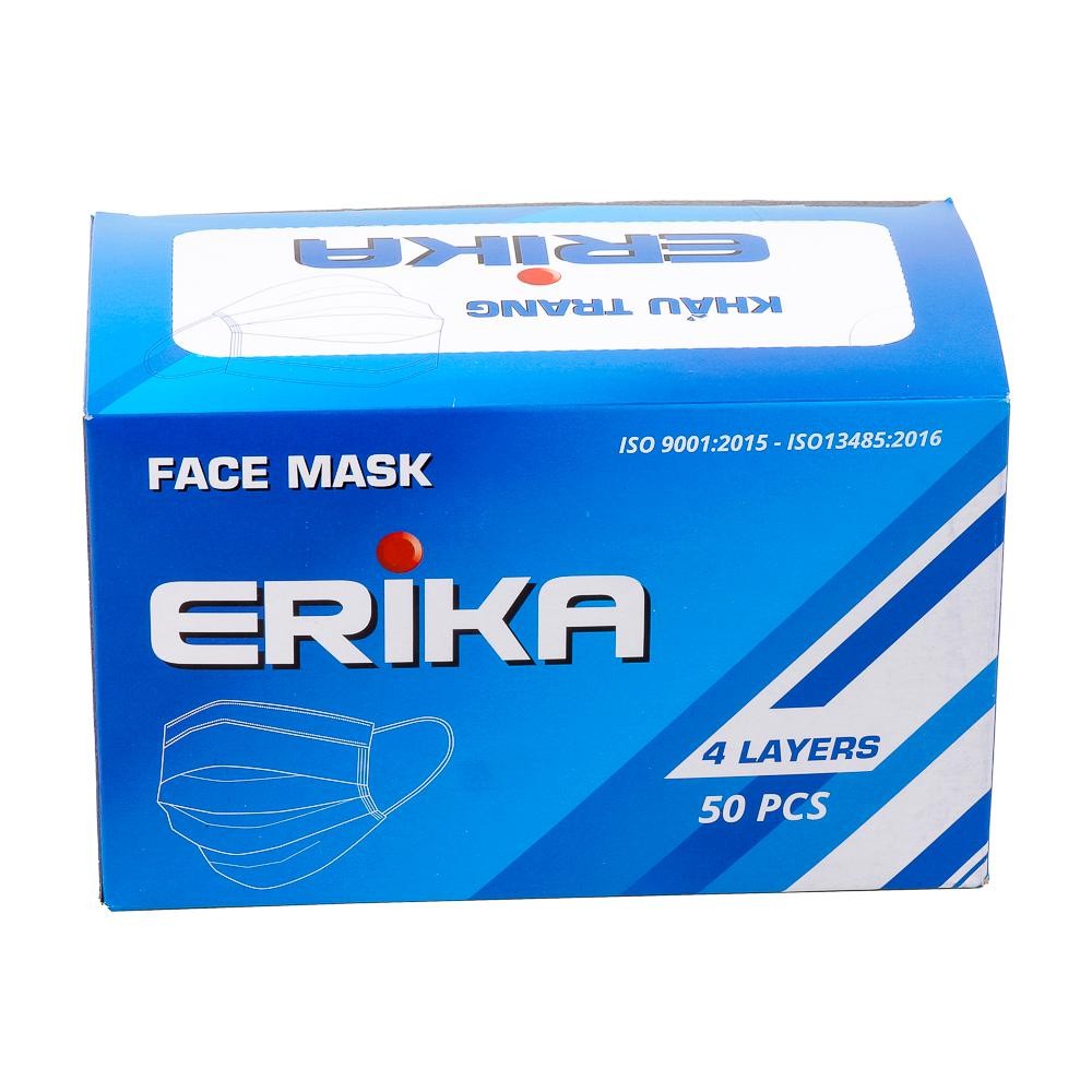 Khẩu trang y tế 4 lớp Erika hộp 50 cái