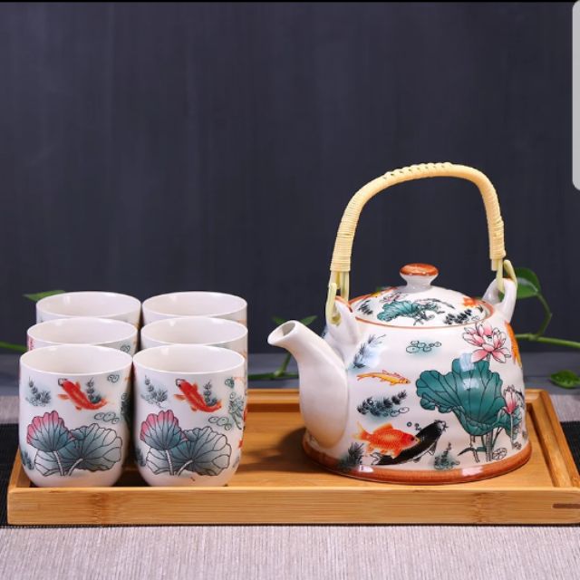 Bộ ấm trà 6 chén + 1 ấm
