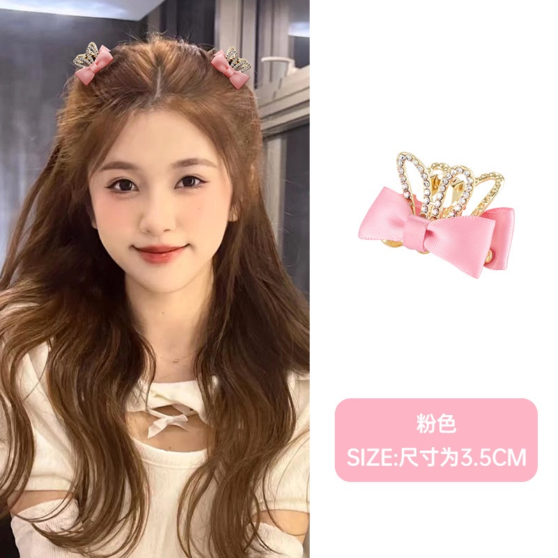 Kẹp Tóc Nơ Tai Thỏ Nhỏ Xinh Phong Cách Công Chúa 2022