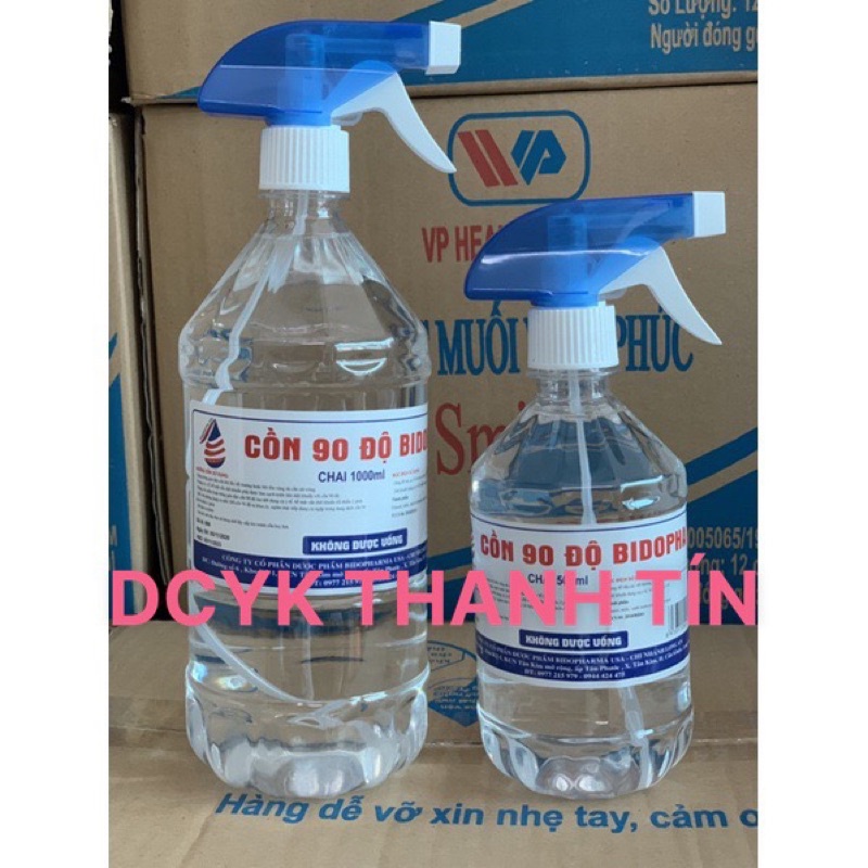 Cồn 90 Độ Bidopha Dạng xịt